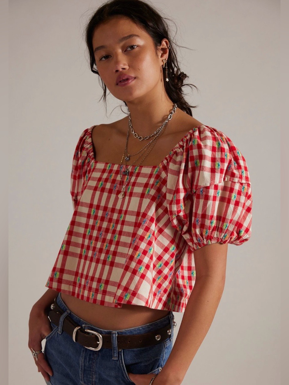 Free People Picnic Breeze Top Cotton Nwt